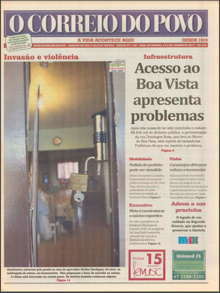 Jornal Digital O Correio do Povo edição 7108