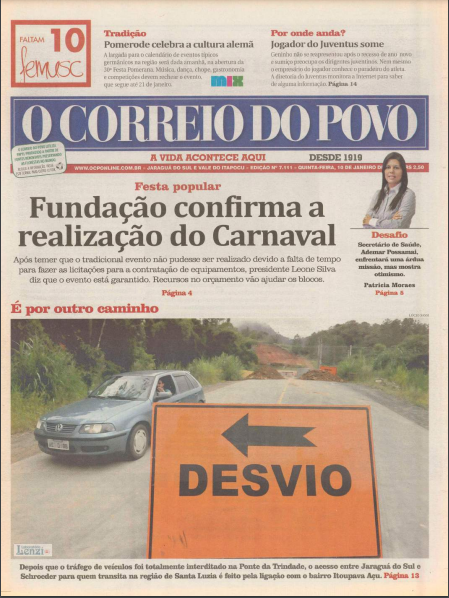 Jornal Digital O Correio do Povo edição 7111