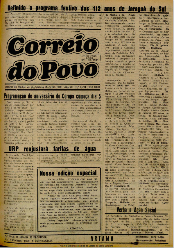 Jornal Digital O Correio do Povo edição 883494