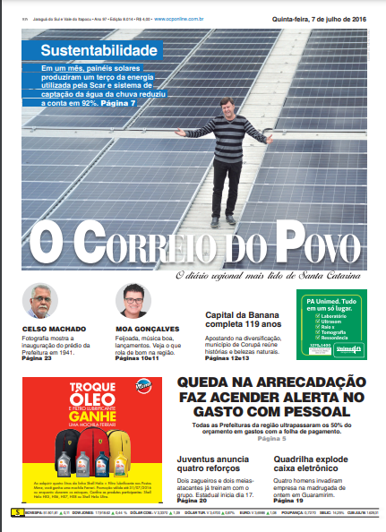 Jornal Digital O Correio do Povo edição 8015