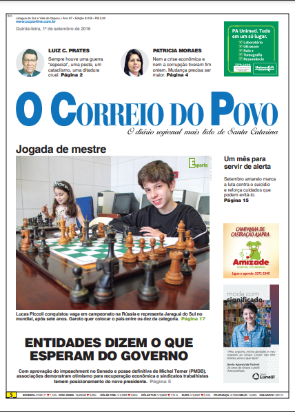 Jornal Digital O Correio do Povo edição 8055