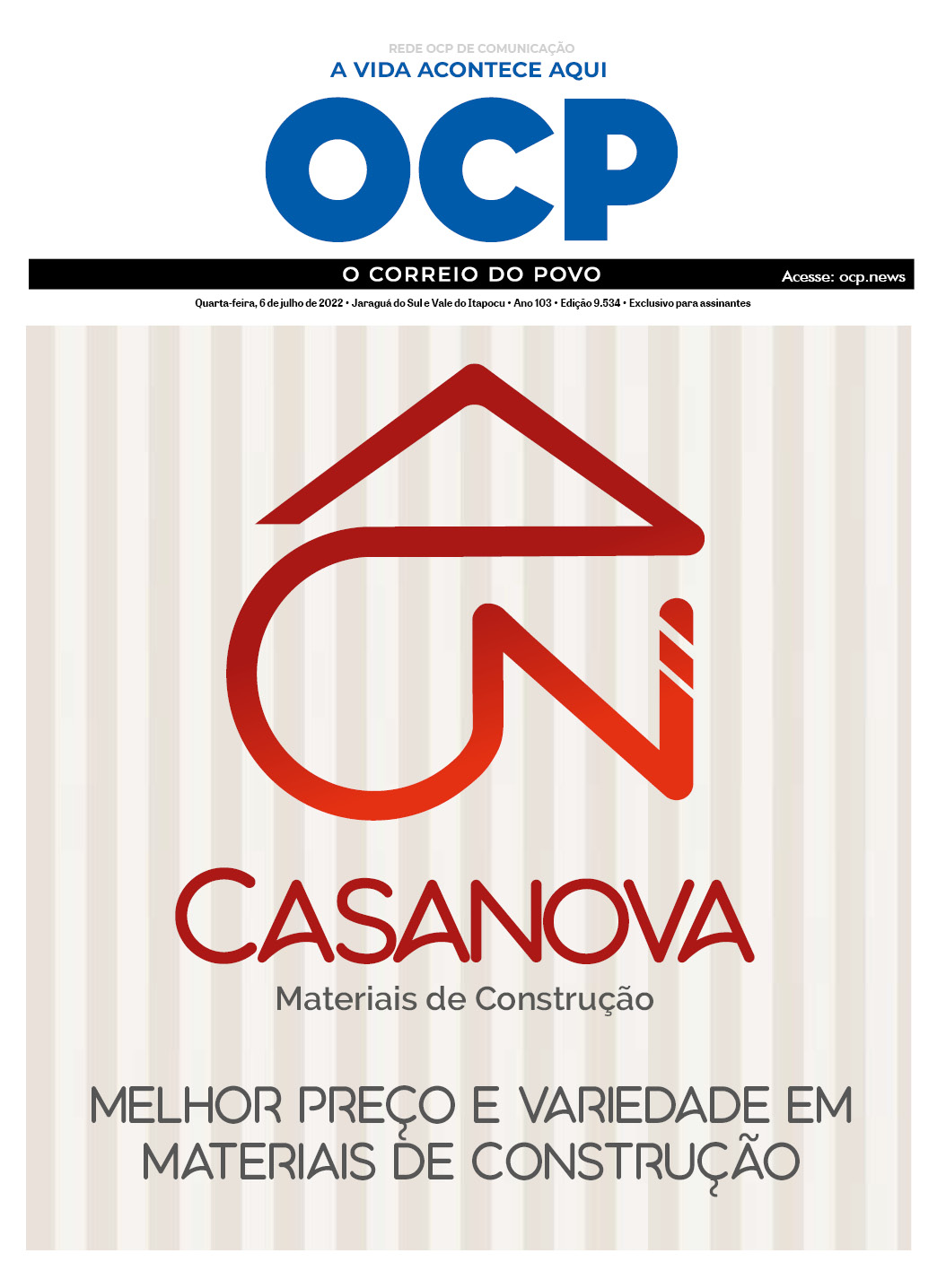 Jornal Digital O Correio do Povo edição 60722