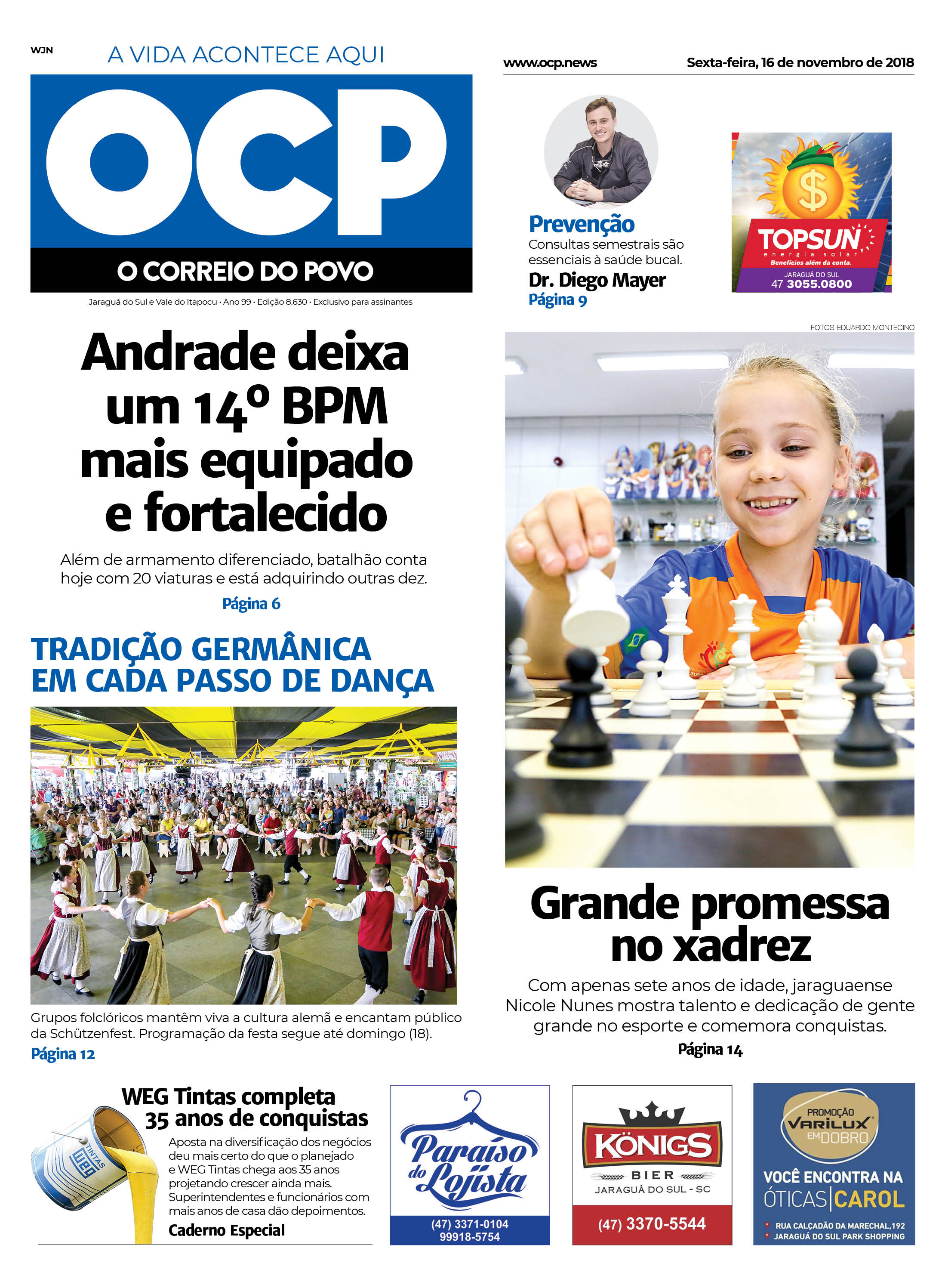 Jornal Digital O Correio do Povo edição 161118