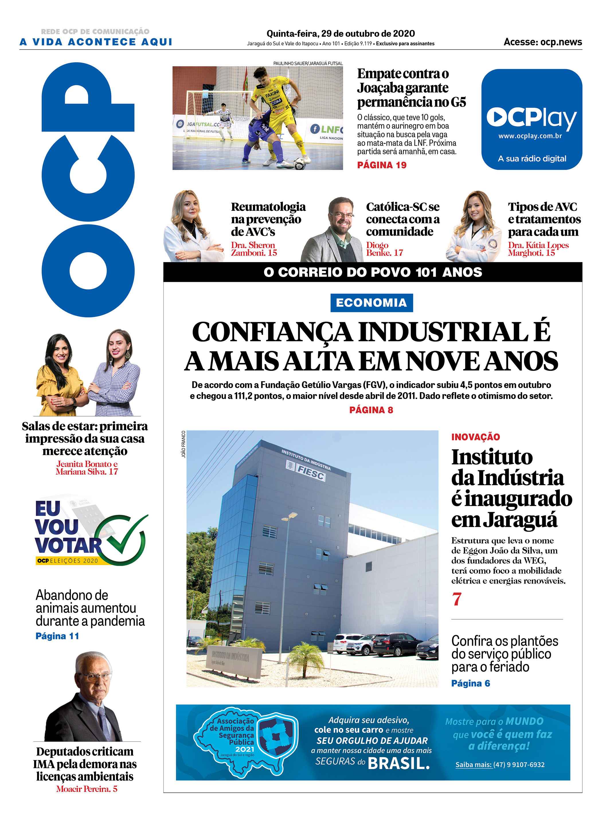 Jornal Digital O Correio do Povo edição 291020
