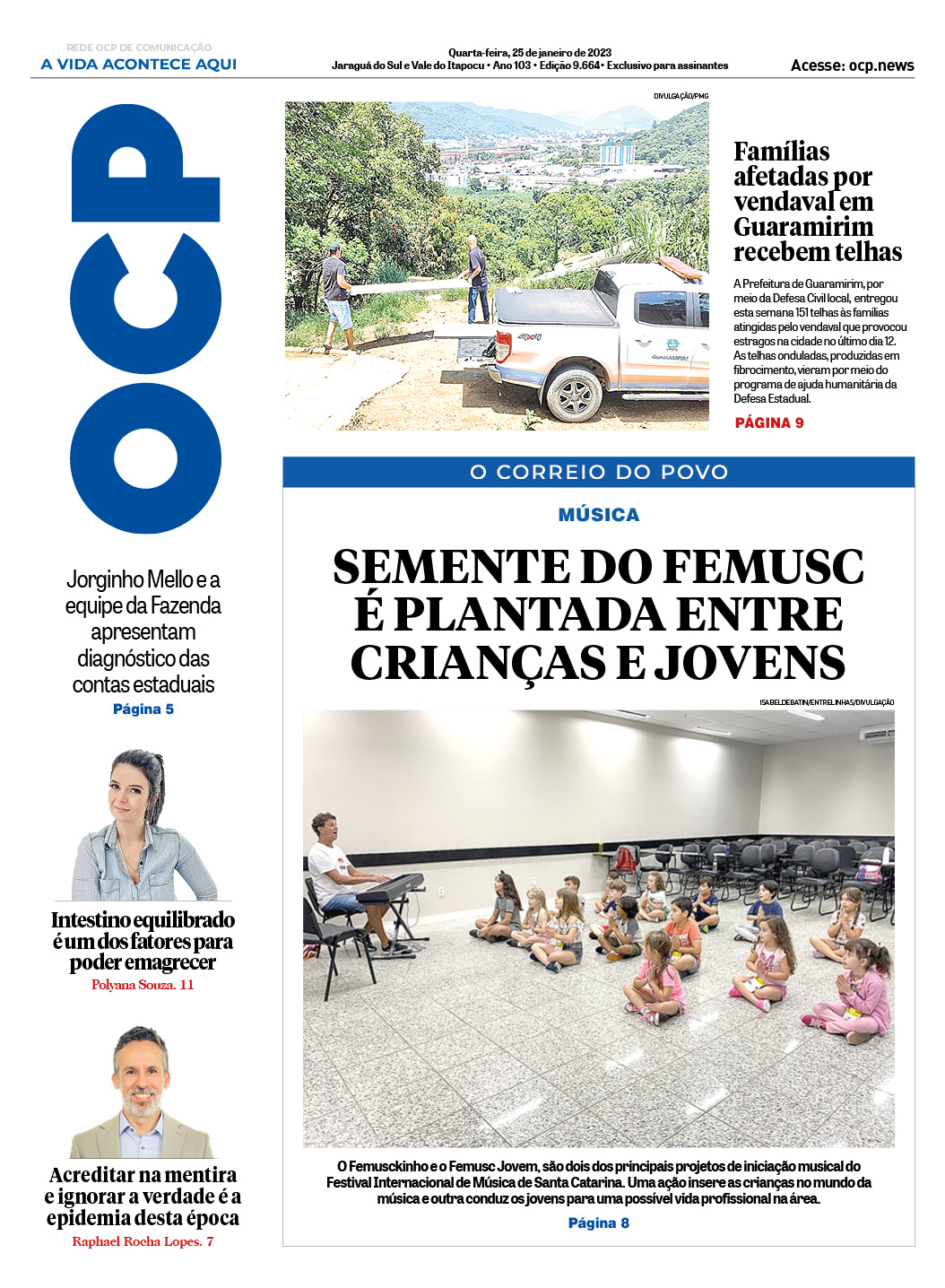 Jornal Digital O Correio do Povo edição 250123