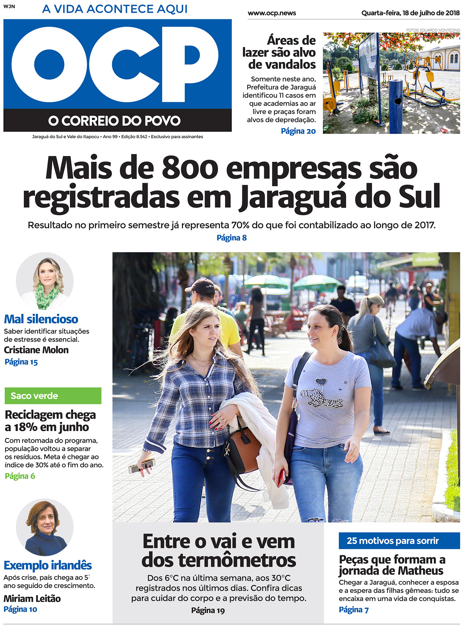 Jornal Digital O Correio do Povo edição 180718