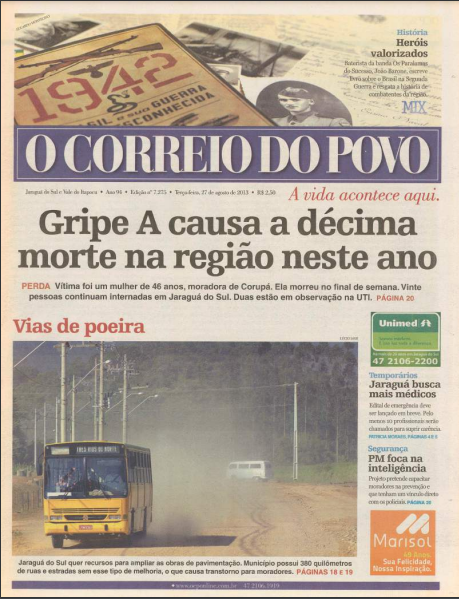 Jornal Digital O Correio do Povo edição 7275